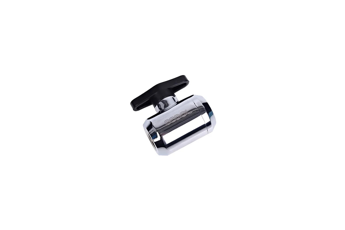Alphacool Eiszapfen 2-way ball valve G1/4 - Chrome