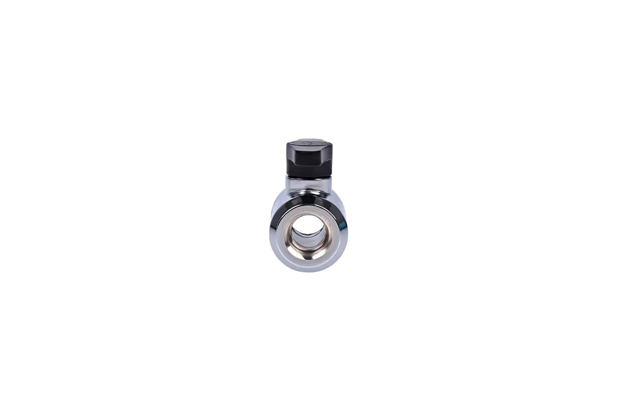 Alphacool Eiszapfen 2-way ball valve G1/4 - Chrome
