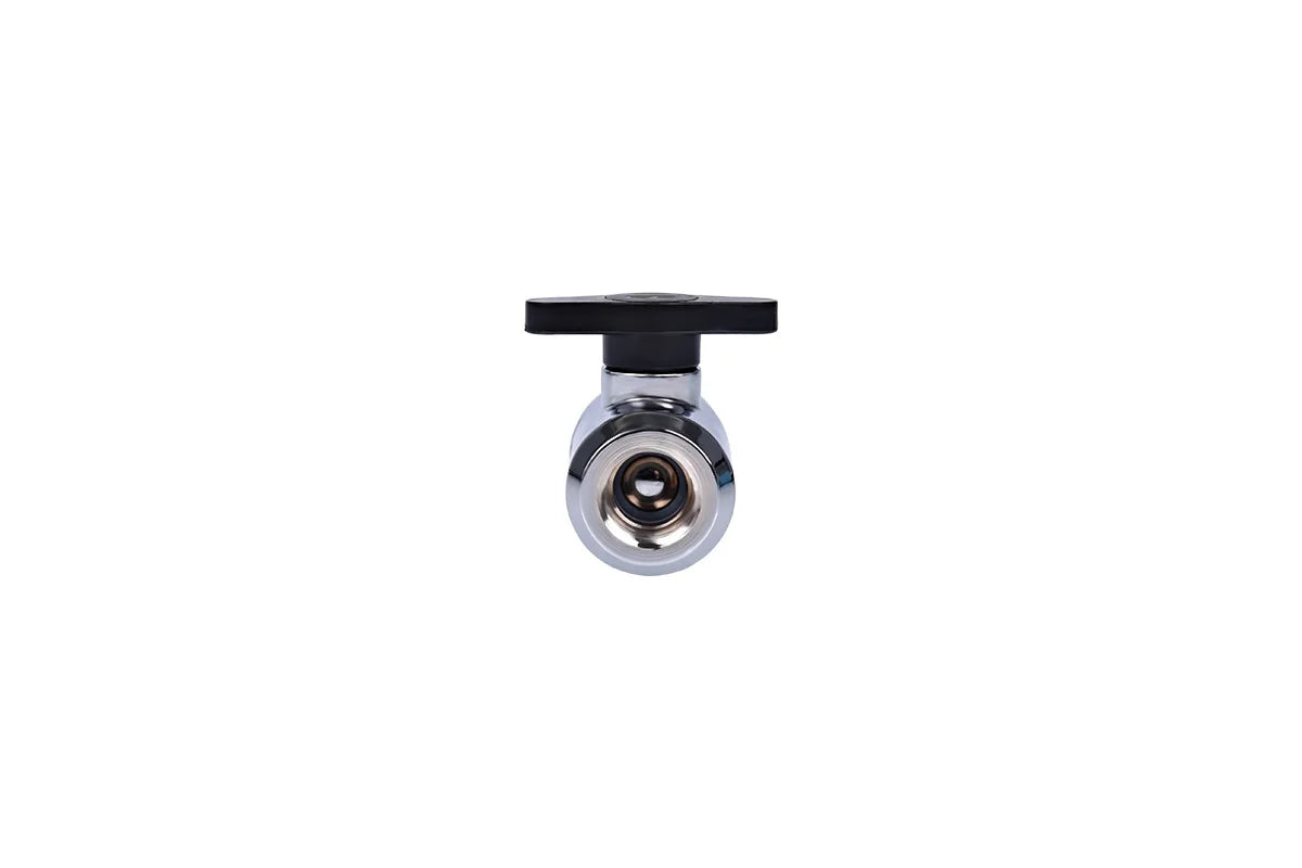 Alphacool Eiszapfen 2-way ball valve G1/4 - Chrome