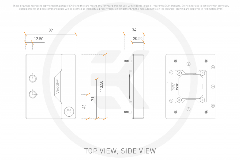 EKWB EK-Quantum Velocity² D-RGB - AM5 White Edition – Canada Watercool