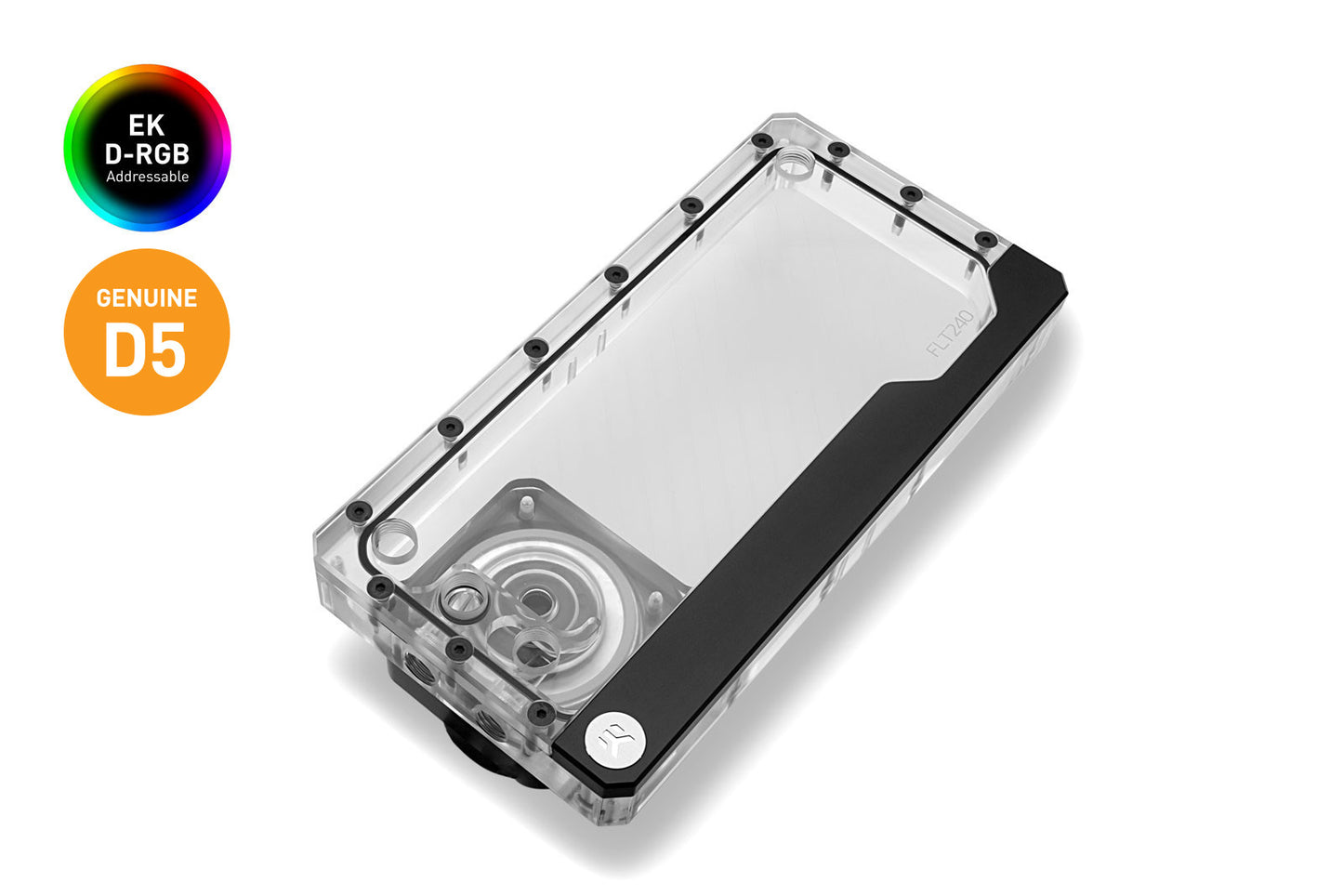EKWB EK-Quantum Kinetic FLT 240 D5 PWM D-RGB - Plexi - Canada Watercool