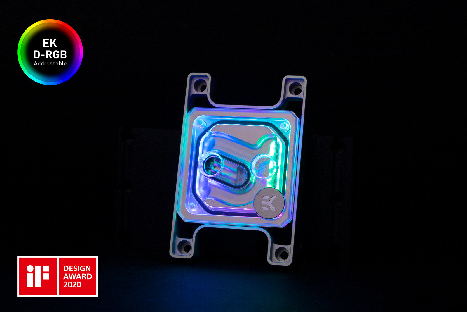EKWB EK-Quantum Magnitude D-RGB - AM4 Nickel + Plexi - Canada Watercool