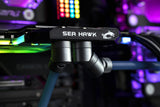 EKWB EK-Quantum Torque Rotary 45° - Satin Titanium - Canada Watercool