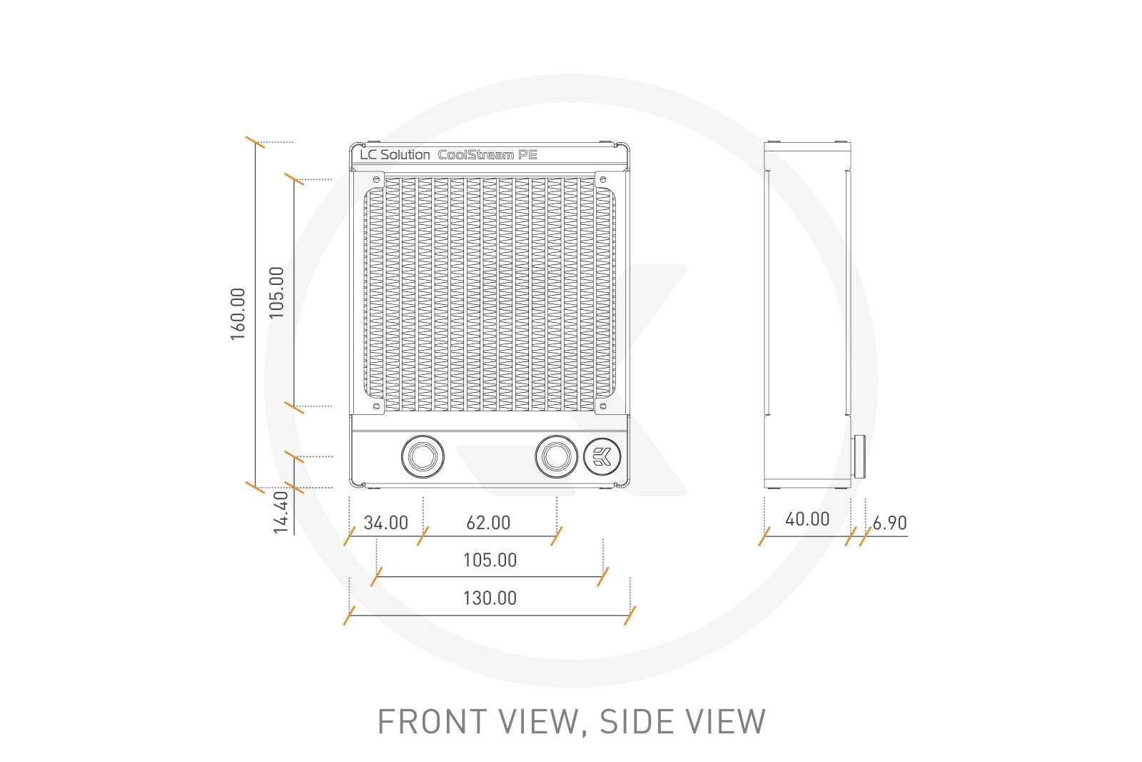 EKWB EK-CoolStream PE 120 - Canada Watercool