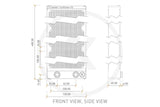 schematic drawing of Coolstream PE 360 radiator